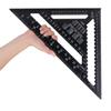 12inch Metric Aluminum Alloy Triangle Angle Ruler Protractor Woodworking Measurement Tool 30cm Quick Read Square Layout Gauge