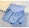 Casual Summer Maternity Wide-Leg Shorts with Non-Constricting Waist for Petite Women