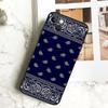 Bandana Paisley Pattern Funda For iPhone 15 16 13 12 Mini 11 14 Pro Max 7 8 Plus X XR XS Max Phone Case