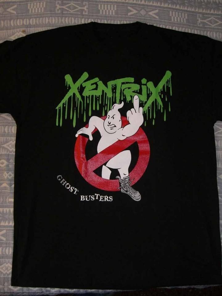 XENTRIX Band Ghost Busters Shirt Classic Black Unisex S-5XL E1591 XXXL