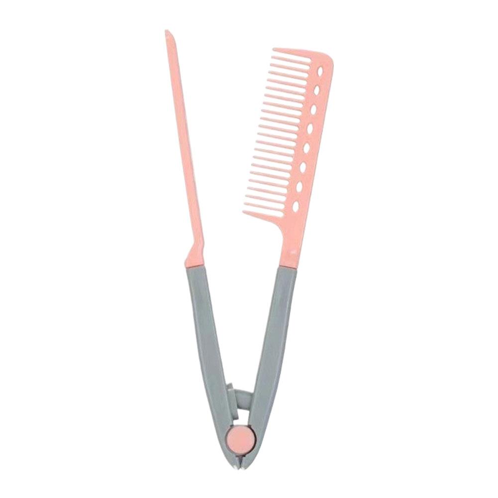 Shaped Straight Hair Comb Plastic Detangle Hair Styling Comb Folding DIY Hair Straightener Salon hair styling tool
