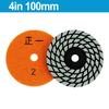 100mm Size Granite Marble Sanding Disc Wet Dry Polishing Pad