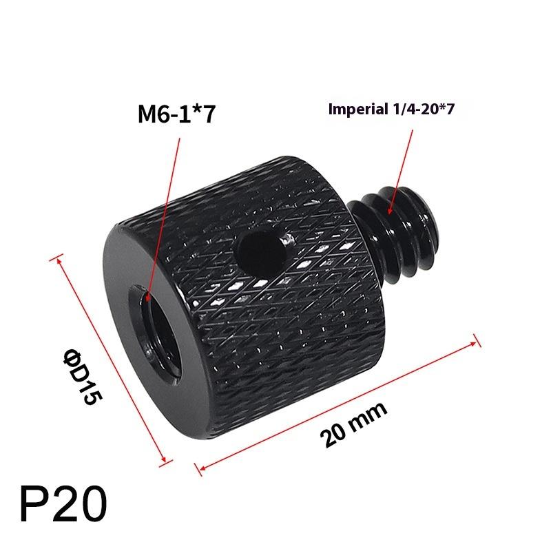 Thread Reinforce Camera Conversion Screw Adapter For Camera Tripod Ballhead Projector Bracket - 1/4 To 3/8 M4 M5 M6 M8 M10