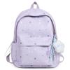 Schoolbag Candy Color Little Star School Bag Female Versatile Junior High School Student Small Fresh Backpack Girls College Style Travel Backpack