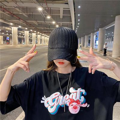 Summer Hat Ladies Korean Fashion Western Style Cap Spring And Autumn Hollow Breathable Sunscreen Mesh Baseball Caps