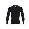 Under Armour Koszulka treningowa męska z długim rękawem HeatGear® OG Compression z logo, z okrągłym dekoltem, dopasowana, czarna 1387696-001