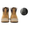 Jeep Slip-Resistant Wear-Resistant Warm Thick British Style Short Tube Fleece Martin Boots Men boots Dark-Yellow P340911117