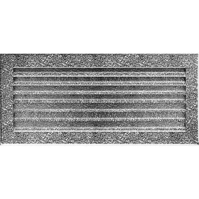 Ventilkåpa FRESH 17x37 svart och silver