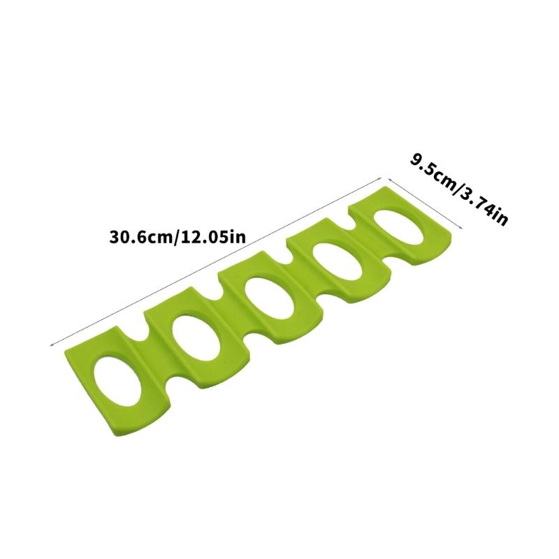 Hållbara halkfria silikonkylskåpsmattor för burkar och flaskor Håller drycker säkert i köket eller baren