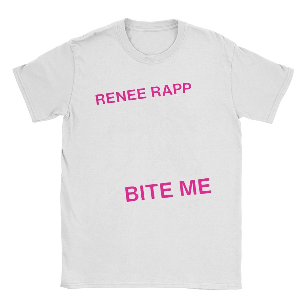 Unisex s Renee Rapp Tour Bite Me T Shirt 100 Cotton Clothing Funny Short Sleeve O Neck Tees Big Size TShirts
