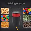 One Hand Press Discharge Food Feeder Food Grade Resin Dry Nut Dispenser  Cereal Portion Control
