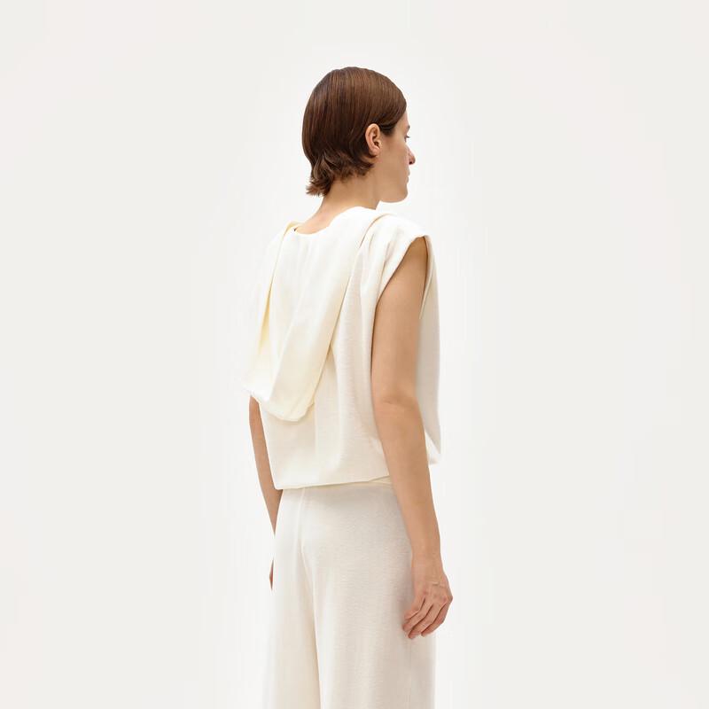Less 2024 Spring Sleeveless Hooded Vest