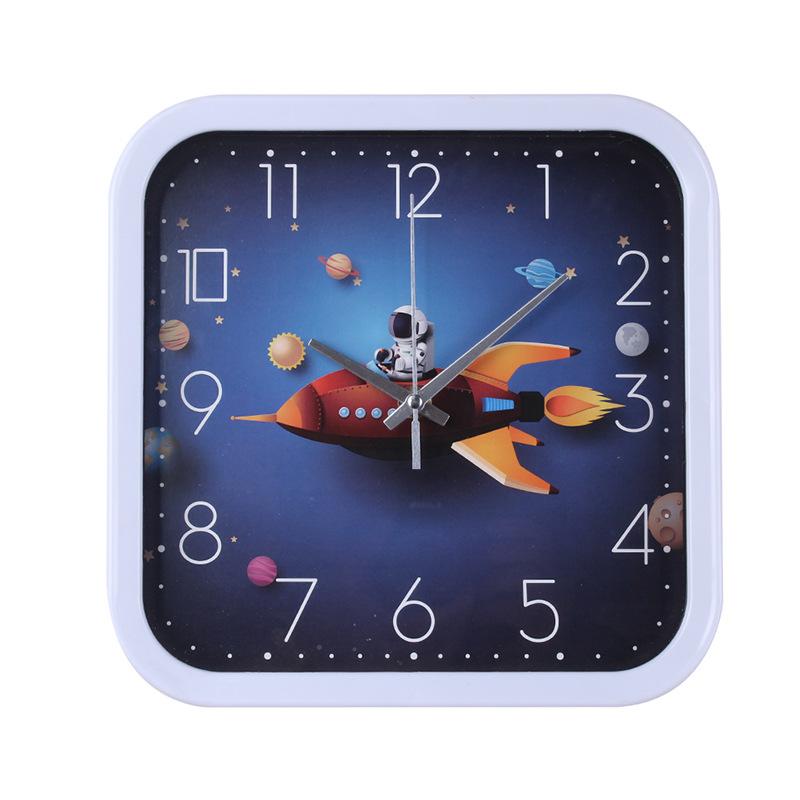 

Square Wall Clock Modern Minimalist Living Room Mute Creative Quartz Clock Plastic Fashion Bedroom Wall Clock Clock Decoration 4