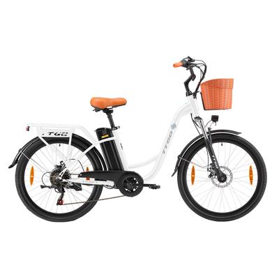 TTGO YY-26ST Elektrikli Bisiklet Yetişkin 250W Erkek Şehir Elektrikli Bisikleti 36V14.5AH Batarya, 26 inç Kadın Elektrikli Bisiklet