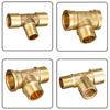 Cot T cu Filet BSP Femelă-Mascul 1/2" Divizor 3 Căi Conector Fitting Teavă Alamă Cuplaj DN15 Casă Grădină Pentru Adaptor Apă Gaz Ulei