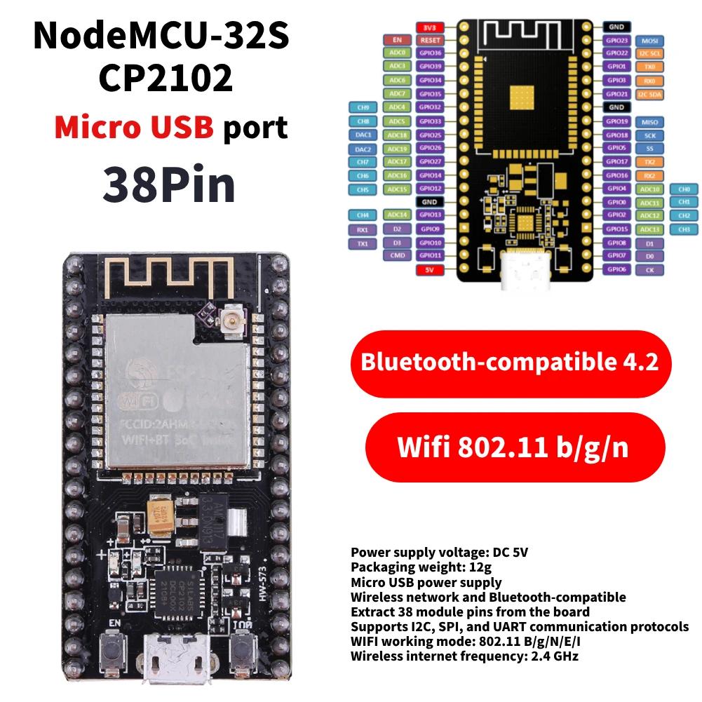 ESP32 Development Board WiFi+Bluetooth-compatible Ultra-Low Power Consumption Dual Core TYPE-C ESP-32 Development Modul