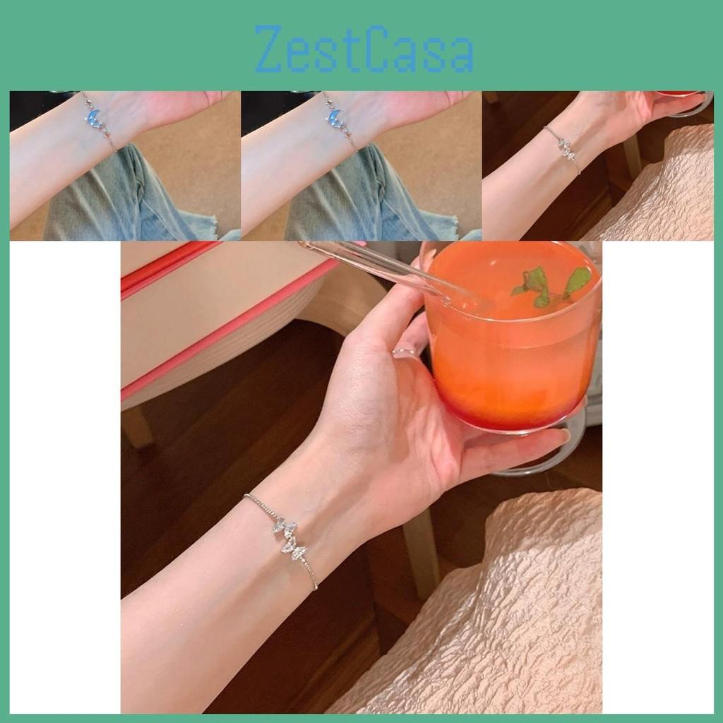 Moon Chic Blue Star Bracelet For Women Sweet Adjustable Girls Accessories Hand