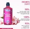THE LOVE CO. Japanese Cherry Blossom Body Wash Shower Gel, 100% Vegan Body Wash for Women & Men 250ml
