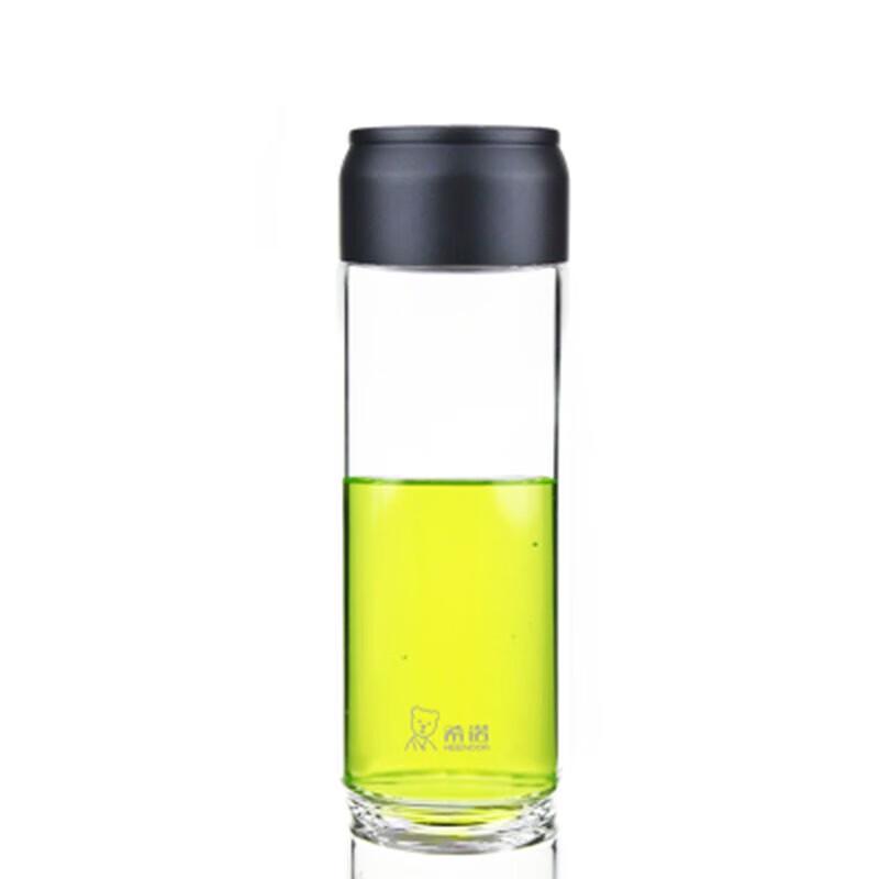 Xinuo Portable Heat-Resistant Glass Water Bottle