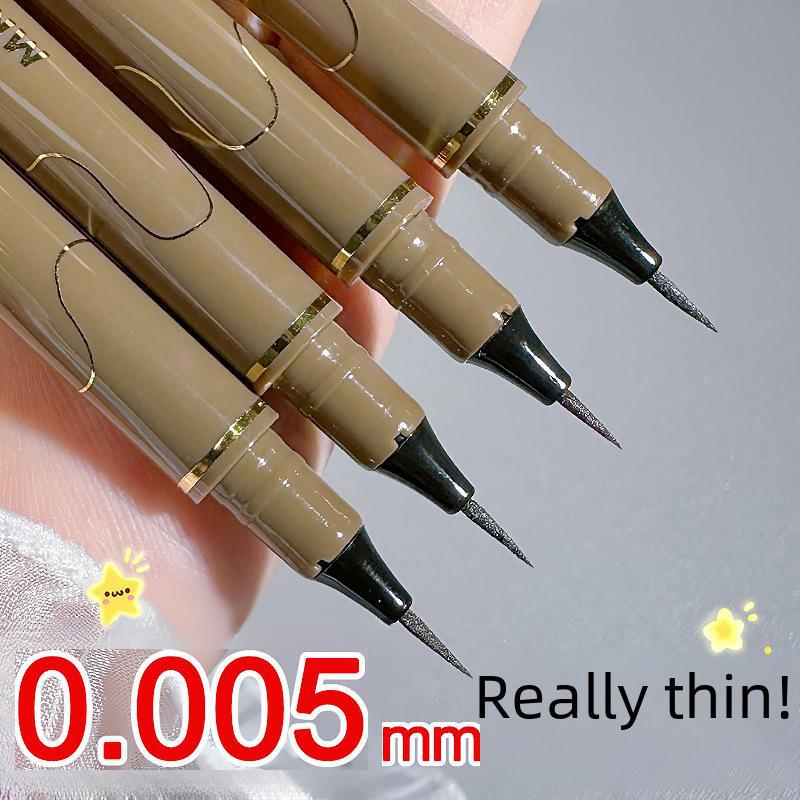 MK Quick-Dry Waterproof Eyeliner Pen - Ultra-Fine, Non-Smudge, Long-Lasting for Students