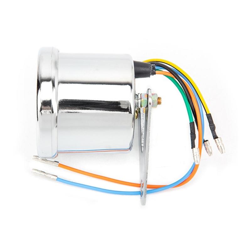 Edelstahl Tacho Motorrad Tachometer Motorrad Zubehör 13000 U/min Zähler mit LED-Hintergrundbeleuchtung Einfache Installation