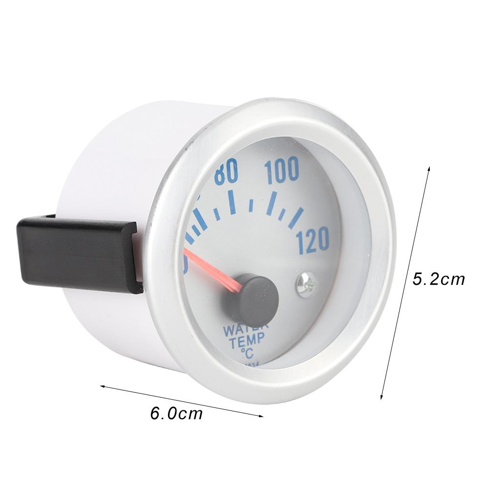 52mm 2 Universal Car Motor Digital Blue LED Water Temp Temperature Gauge 40 120 celsius Range