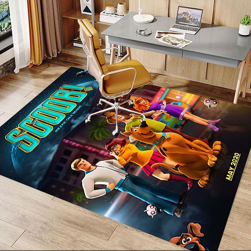 1PC Scooby-Doo May 2020 Extra Large Non-Slip Floor Carpet, Office, Family, Bedroom, Studio - Large Area Rug Indoor Rugs1165A