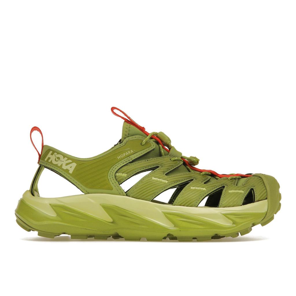 HOKA Hopara Sandal Dark Citron Unisex Sneakers Green Luminary-Green 1123112-DCLG