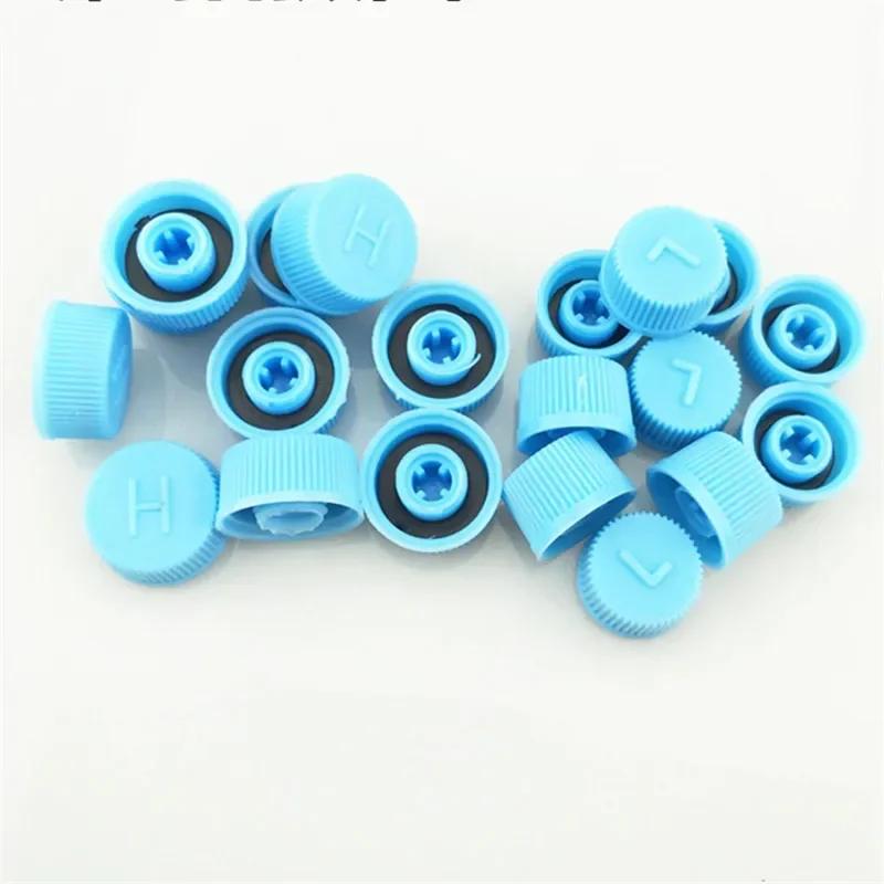 10pairs, R134a R12 Service Port Valve Dust Cap High / Low Side Air Conditioning Pipeline Replacement M9 M10