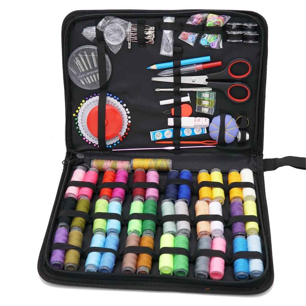 Hochwertiges tragbares Nadel- und Faden-Set: Praktischer Nähkasten mit Mini-Familienwerkzeugen