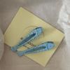 Milk Blue Hair Accessories Metal Sweet Hairpin Trendy Fish Hairpin  Women Girls