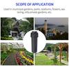 3/4" Female Thread Rotor Pop-up Sprinkler Gear Drive Lawn Sprinkler Head Part-Circle Pattern 40°~360°Adjustable Sprinklers