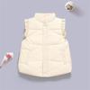 Girls' Lace Down Vest - Korean Style, Warm Autumn/Winter Jacket for Toddlers and Preschool Children