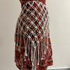 Bohemian Braided Waist Sash Hip Sash Belt with Long Tassels Women Knotted Cord Sash Fashion Accessory for Dresses Skirts Jeans