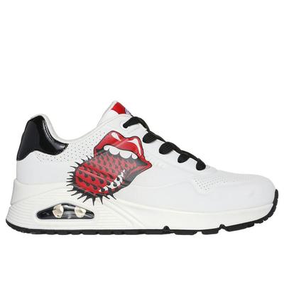 Sneakers White Black Uno Rolling Stones Single