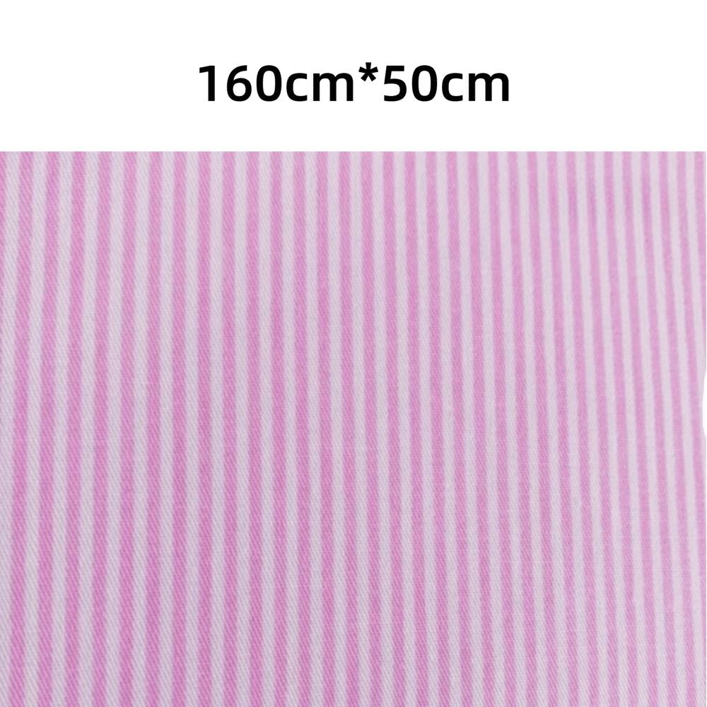 Simple 160cm*50cm Special Cotton Twill Handmade DIY Tablecloth Fruit Color Pinstripe Sewing Cloth Clothing Material