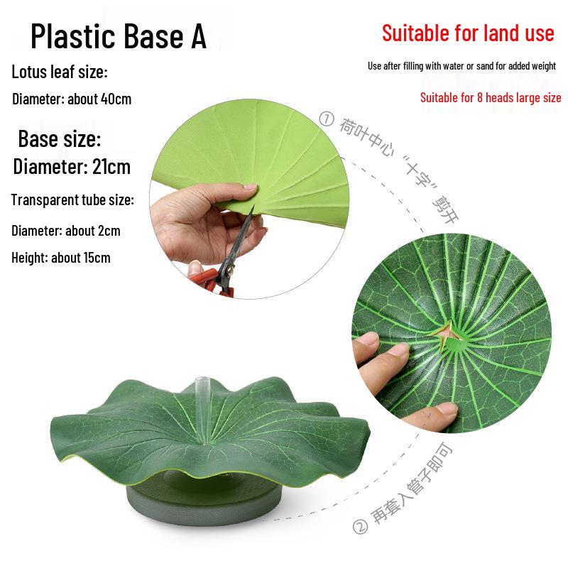 EVA Lotus und Lotusblatt Tanz Requisiten für Teich Bühnenbild Dekoration