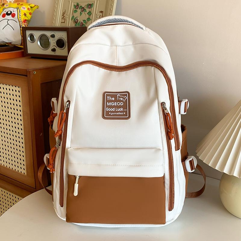 School Bag for Children, Elementary School Students, Girls, Junior High School Students, Contrasting Colors, Middle School Students