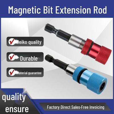 Farbige magnetische Bohrerverlängerung gegen Auswurf, 6,35 Sechskantschaft, Industriequalität, Langlebig.