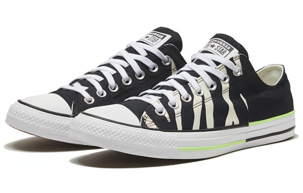 Converse Chuck Taylor All Star 'Stampa Zebra Nera Verde Fluo' 167667C