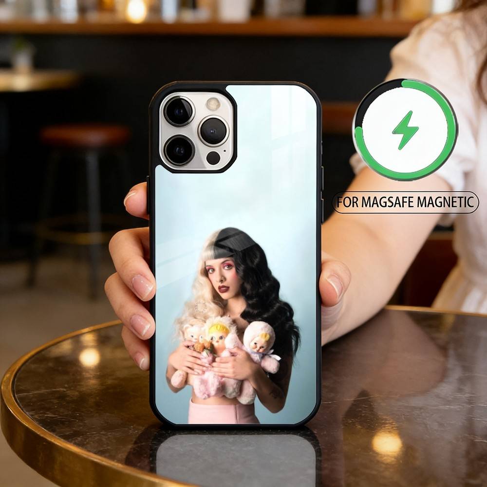 

Singer M-Melanie M-Martinez Phone Case For iPhone17,16,15,14,13,12,11 Plus,Pro Max Magnetic For Magsafe Wireless Charging iPhone12mini