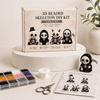 Beaded Skeleton DIY Kit, Tiny 3D Beaded Skeleton Craft Set with Colorful Beads Wire Needle And Instructions, Cute Skeleton Bead Art Kit for Beginners