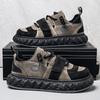 Men's shoes autumn and winter new casual sports versatile platform wear-resistant board shoes men's high sense Velcro ugly cute shoes