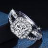 Sliver Rings Shining Classics Zircon For Women Wedding Engagement Jewelry Fashion Luxury Gift High Quality R168