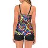 Women Two Piece  Swimsuits  Bathing Tank Tops With Shorts Athletic Swimwear