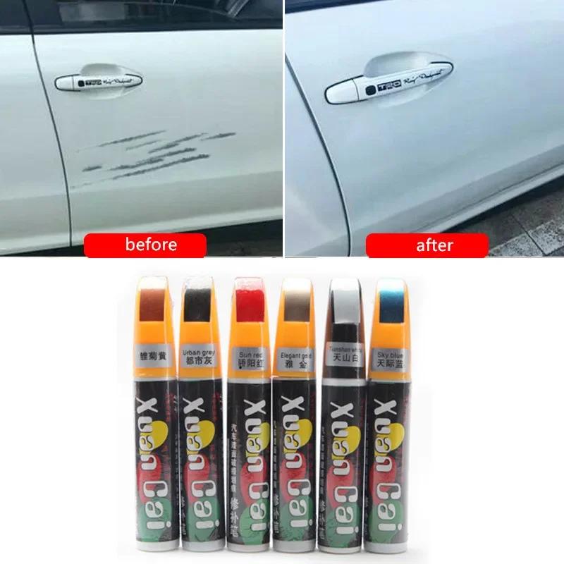 6 Color Car Scratch Repair Agent Car Touch Up Pen Car Care Scratch Remover Paint Care Car Paint Repair Special Car Paint Pen