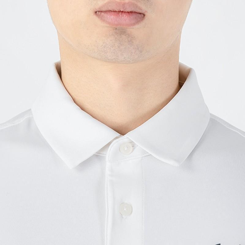 Under Armour Einfarbiges Knopf Kurzarm Poloshirt Herren Poloshirts Weiß 1368122-100