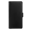 For iPhone 14 Wallet Case with Dual Magnetic Clasp Litchi Textured Leather Flip Stand Phone Cover