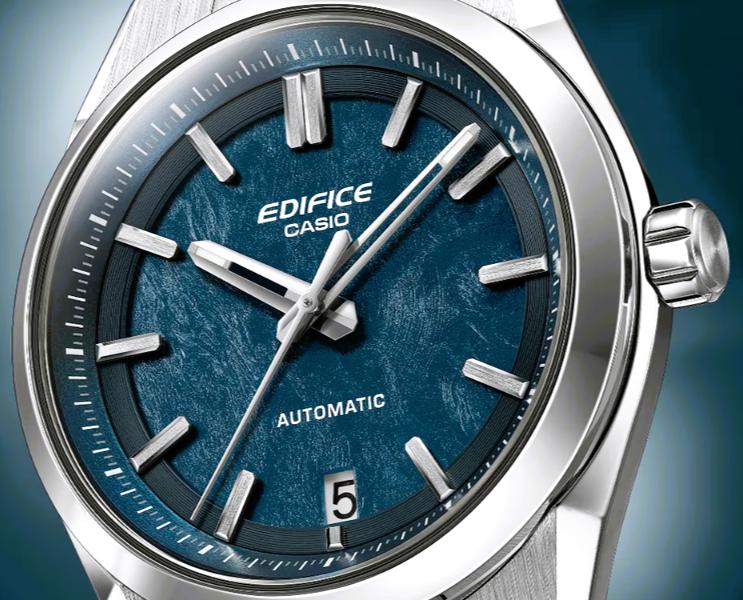 CASIO Edifice Automatic Sapphire Stainless Steel Blue Dial Men’s Watch EFK-100D-2A