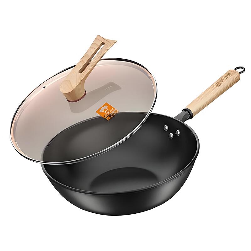 

KÖBACH Artisan Uncoated Wrought Iron Wok